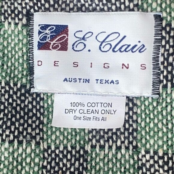 E. Clair Designs Vintage Western Aztec Southwestern Print Blanket Vest OS - Picture 5 of 5